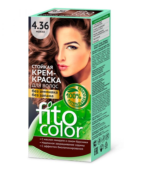 FITOcosmetics Persistent hair color cream tone 4.36 Mocha 115ml